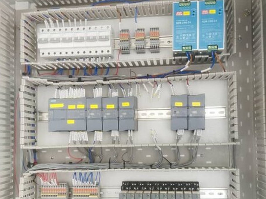 Control panel interior built and factory acceptance tested at the RODATECH Nilai workshop